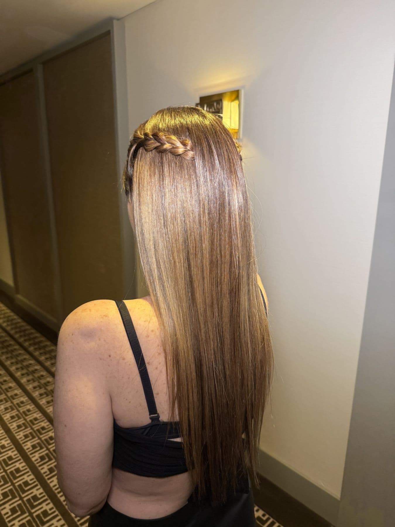 Trenza con lacio