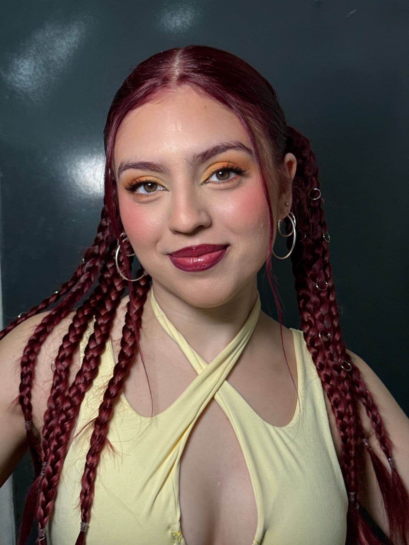 Maquillaje con color