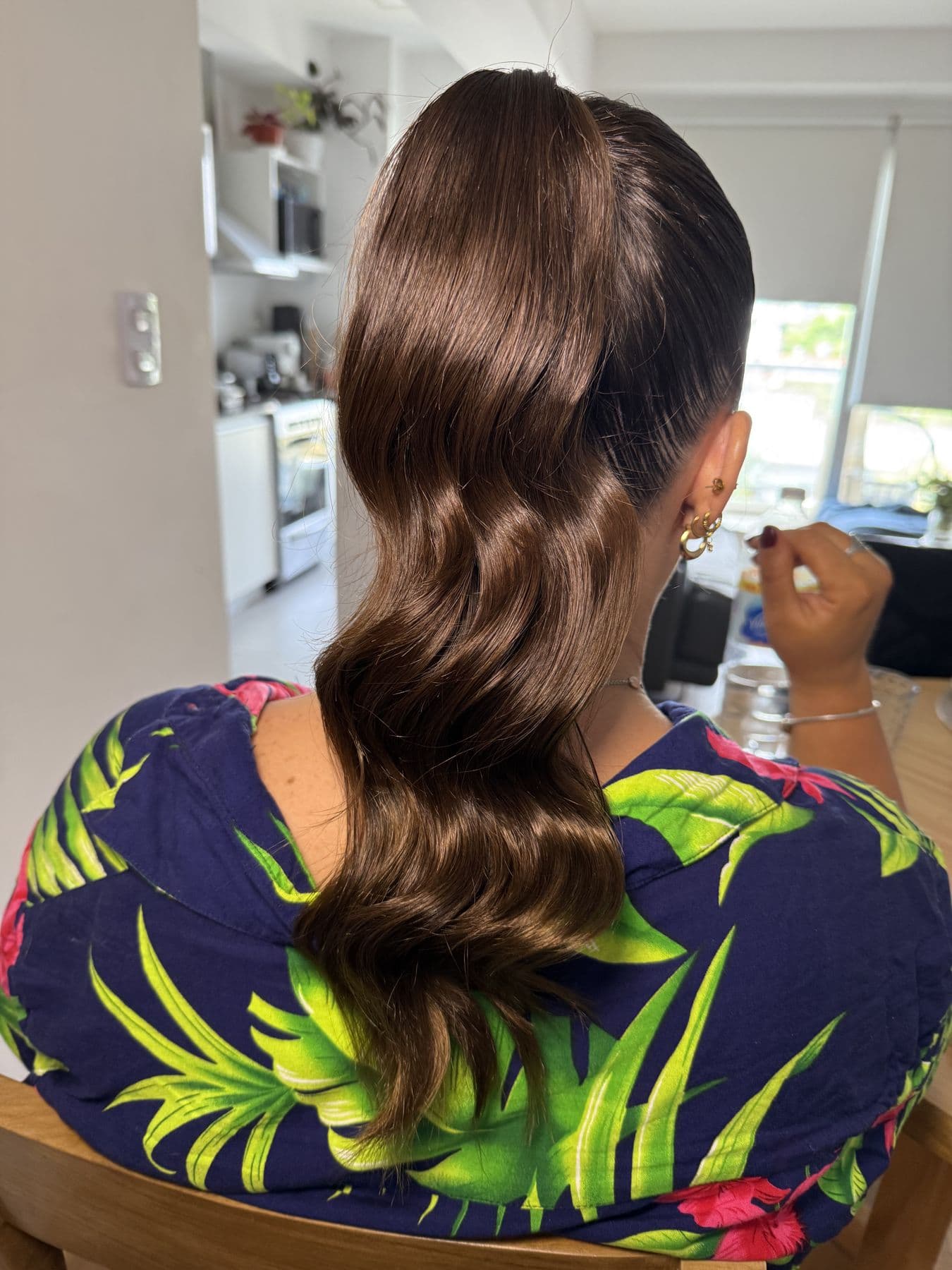 Cola con ondas